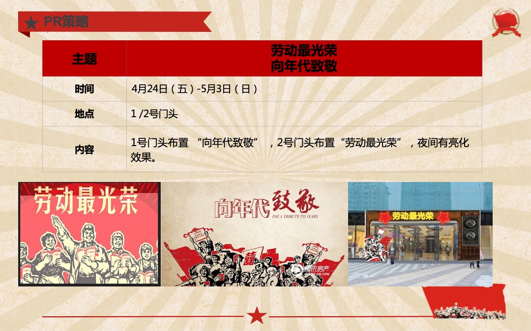 商业广场（知青文化节主题）五一怀旧系列活动策划方案