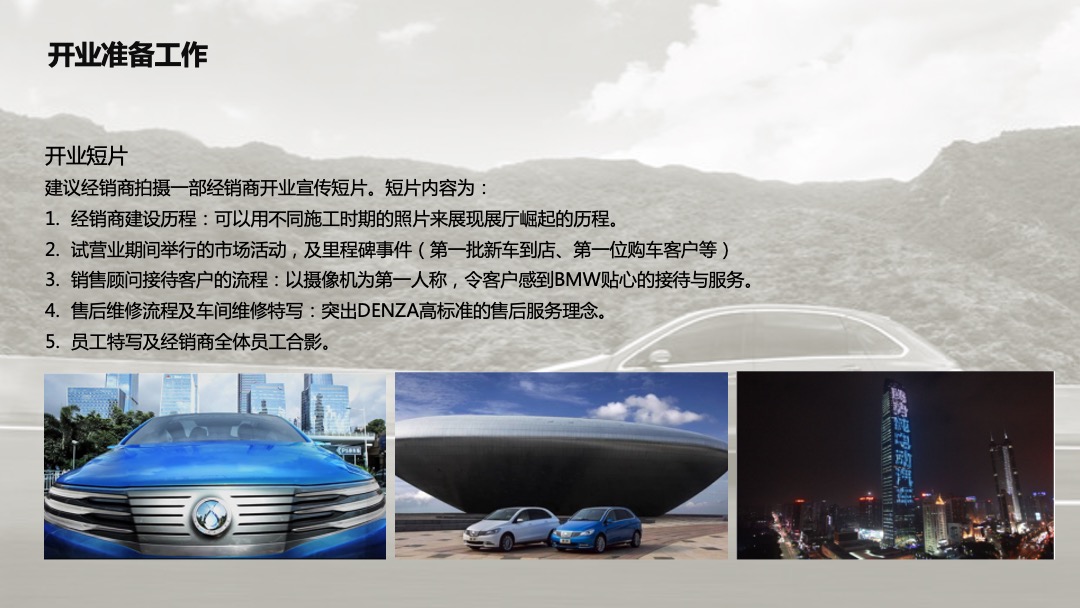 腾势新经销商开业活动新车发布执行手册