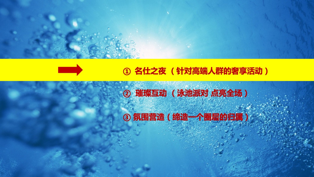 得力郁金花园私人定制名仕之夜夏威夷风情泳池派对策略案