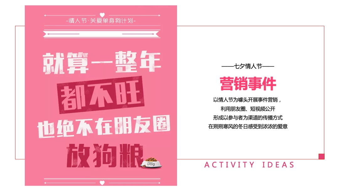 七夕情人节（含营销事件、活动场景、活动内容）整合方案