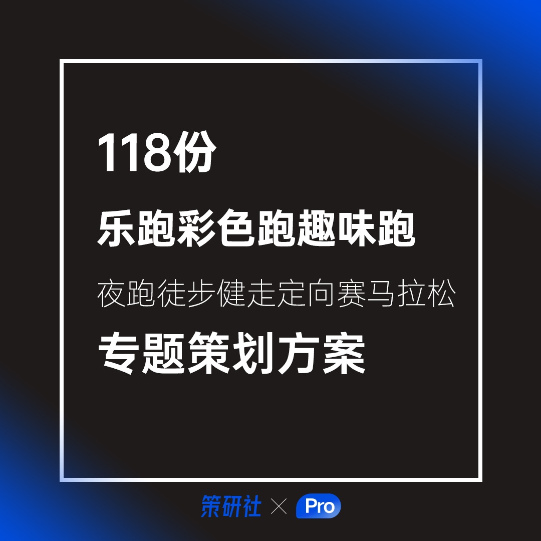 【会员免费】乐跑彩色跑趣味跑夜跑徒步健走定向赛马拉松专题策划方案精选服务