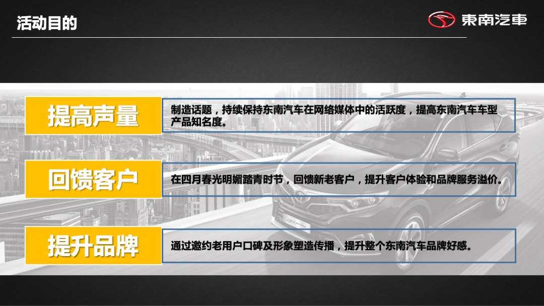 东南车主春季自驾游活动终端指导手册