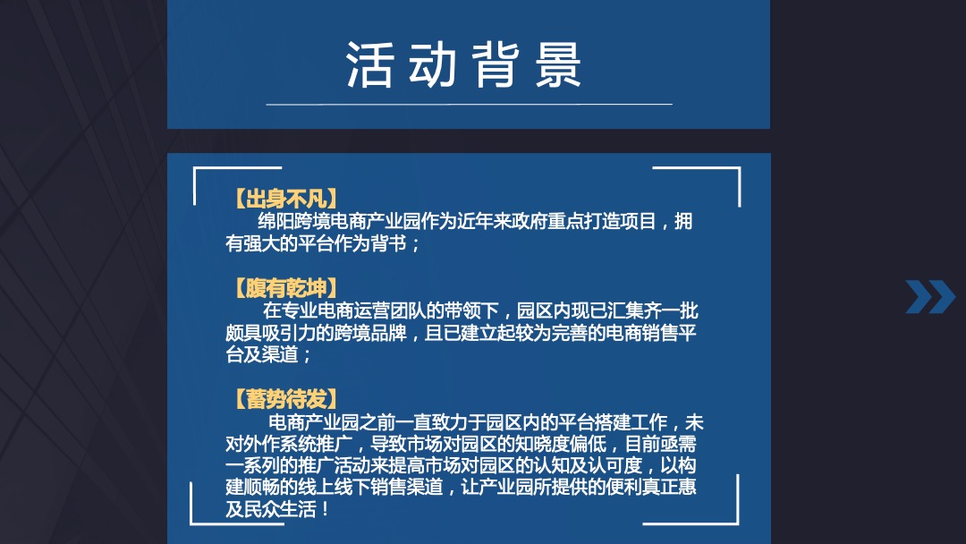 跨境电商产业园商品展销活动方案