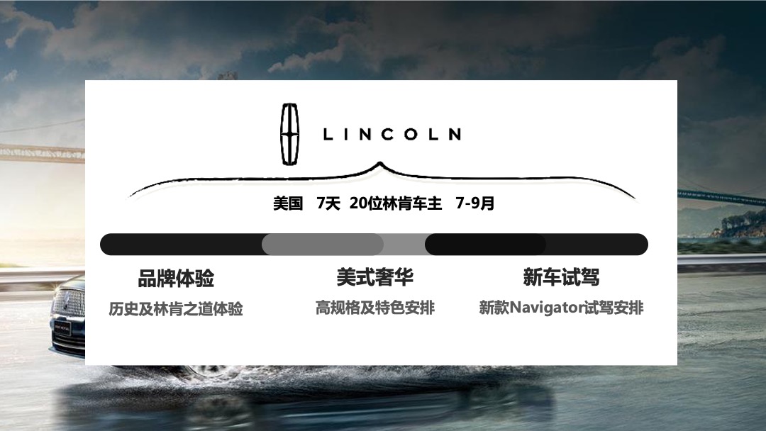 林肯美国之旅执行策划案