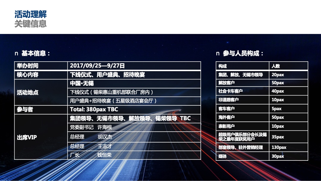 一汽解放锡柴璀璨74载用户盛典策划案