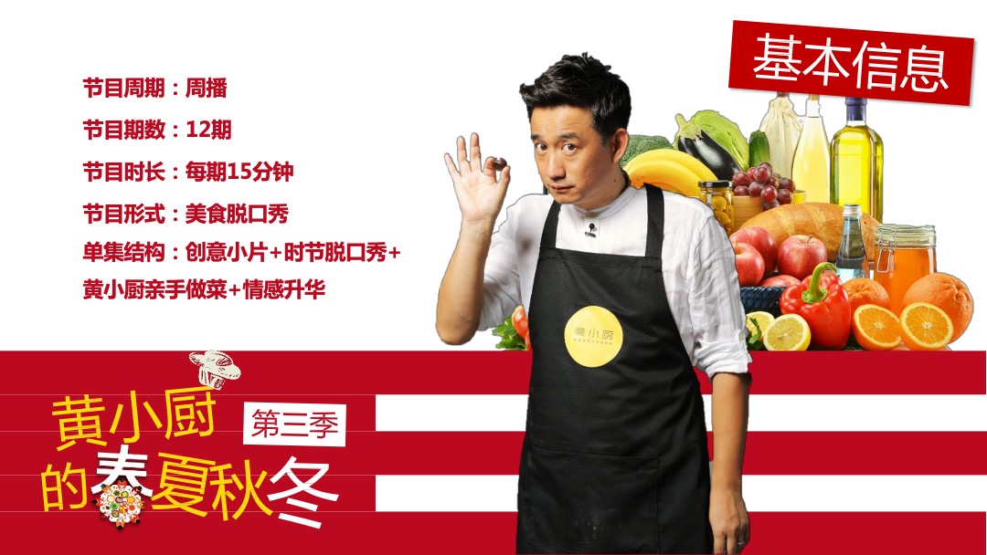 《黄小厨的春夏秋冬》招商方案