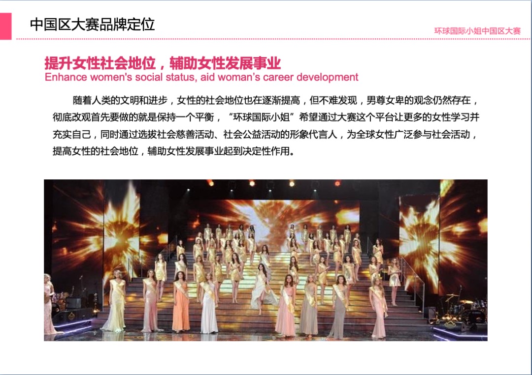 环球国际小姐大赛山东总决赛招商方案
