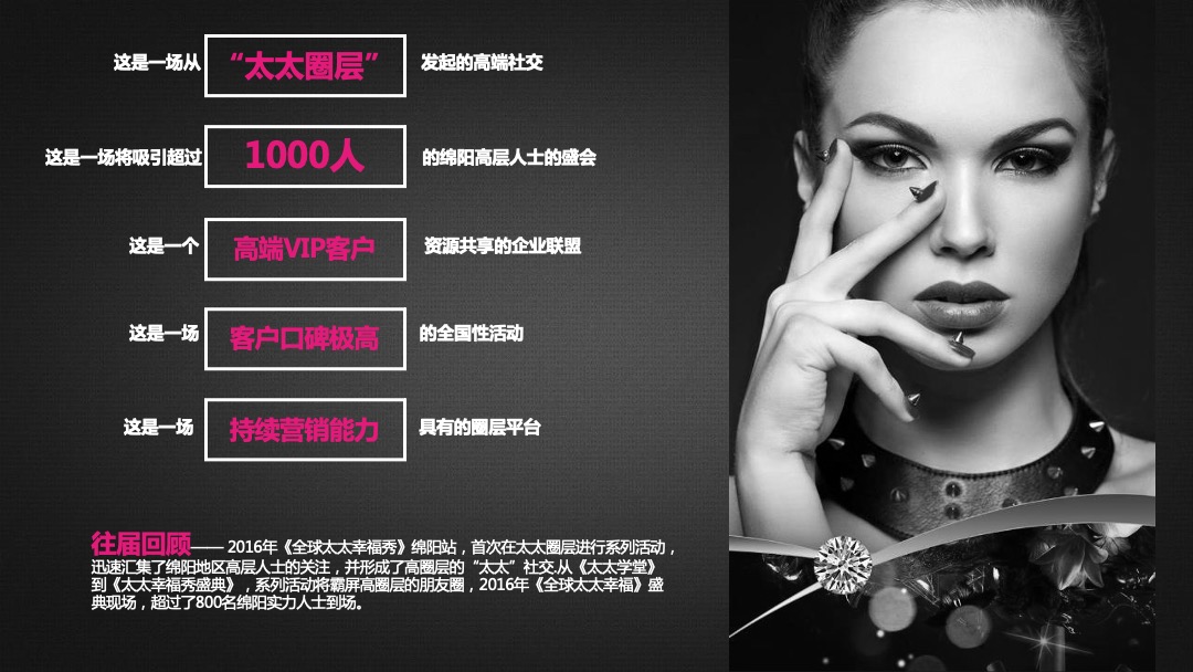 全球太太幸福秀活动招商方案