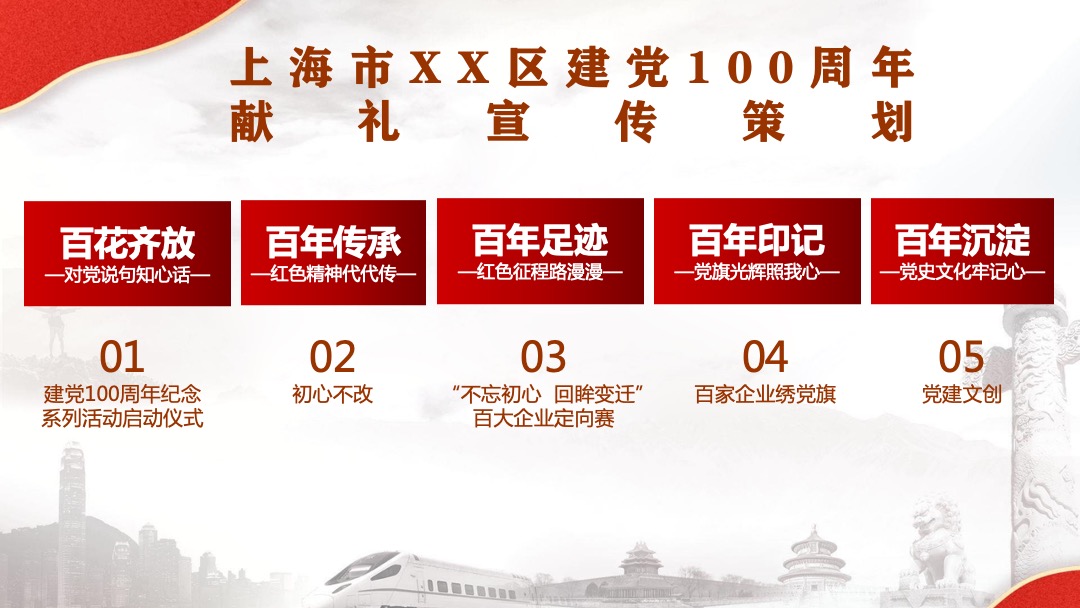 建党100周年献礼（百年恰似风华正茂主题）活动策划方案