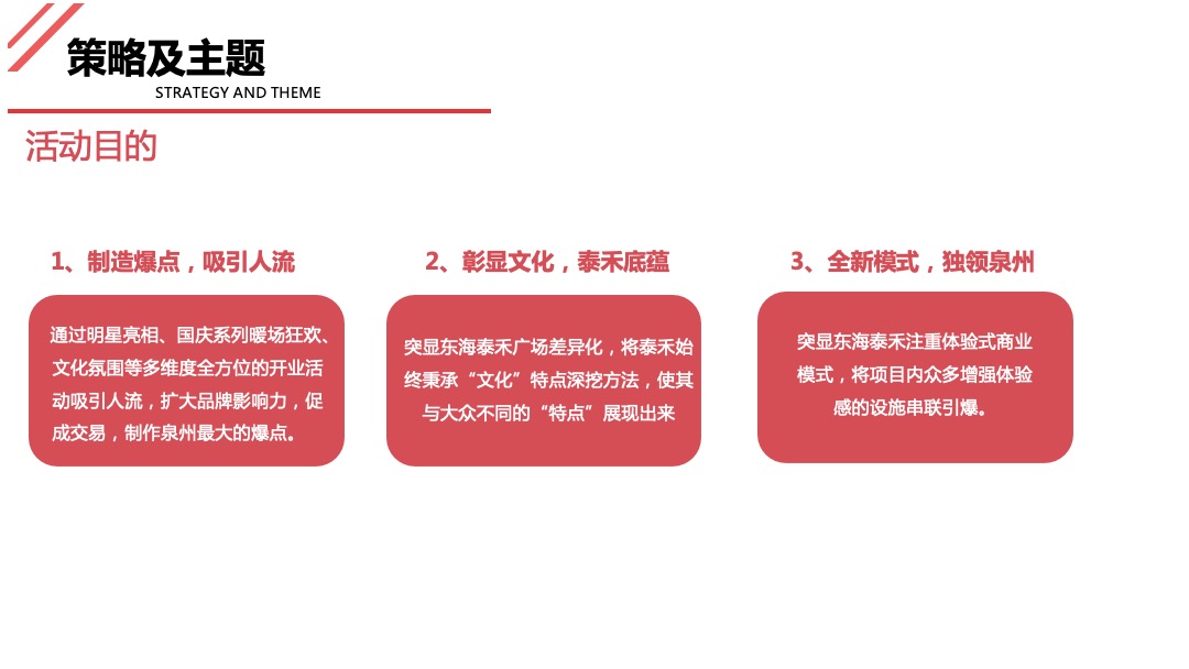 泉州东海泰禾广场开业庆典及国庆系列活动全案