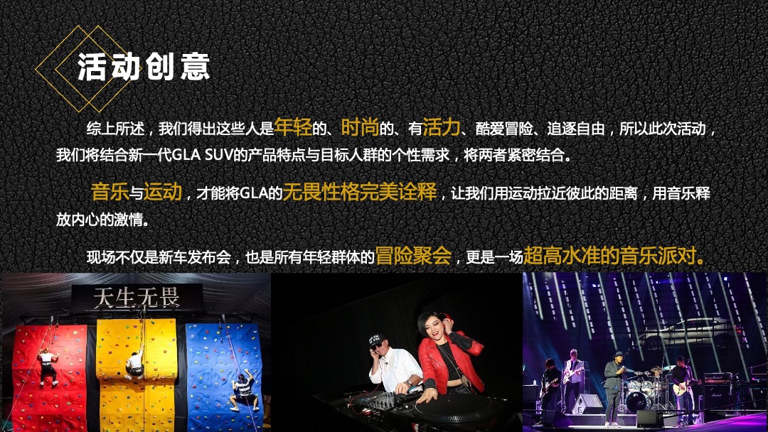 梅赛德斯奔驰GLA上市发布会策划案