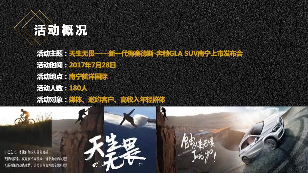 梅赛德斯奔驰GLA上市发布会策划案