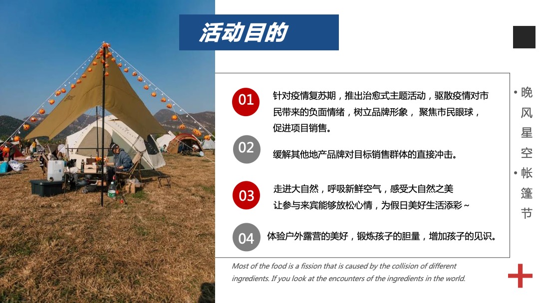 地产项目（晚风·星空帐篷节主题）夏日户外露营系列活动策划方案