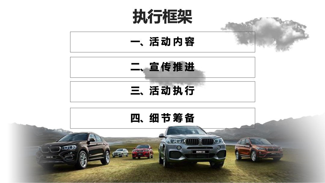 BMW X家族体验之旅武汉站活动方案