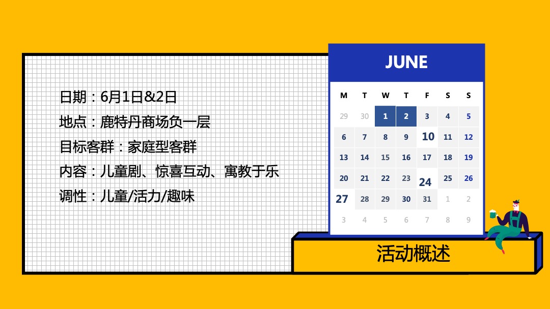 商业广场（鹿过童年主题）六一儿童节游园会活动策划方案