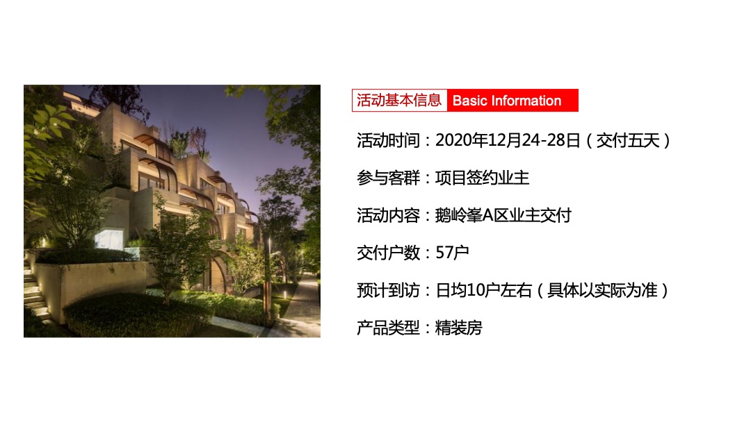 大平层集中交付活动策划方案