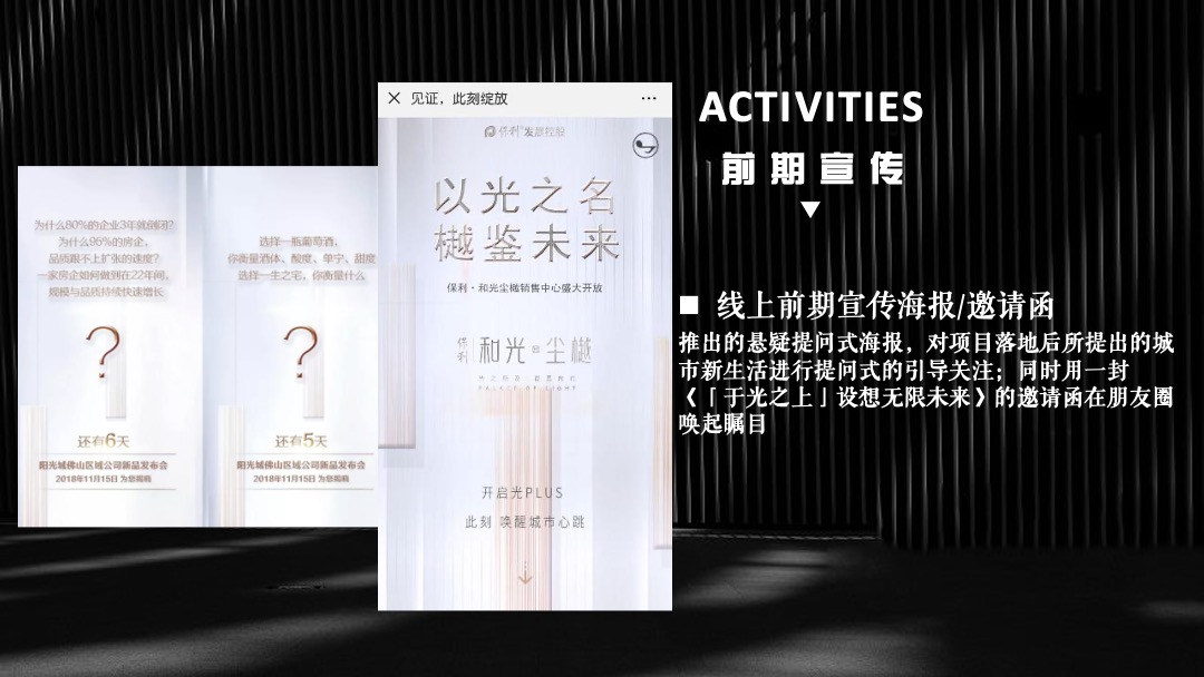 地产项目（以光之名 樾鉴未来主题）营销中心开放活动策划方案