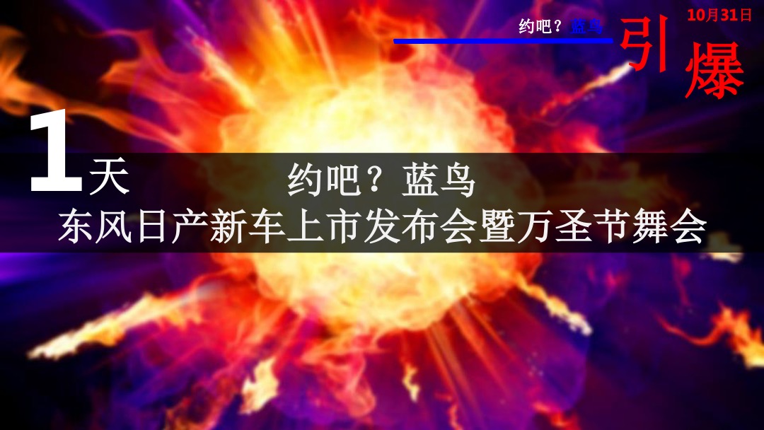蓝鸟新车上市发布会方案