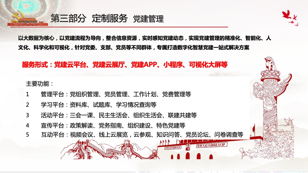 庆祝建党100周年党建多元化方案