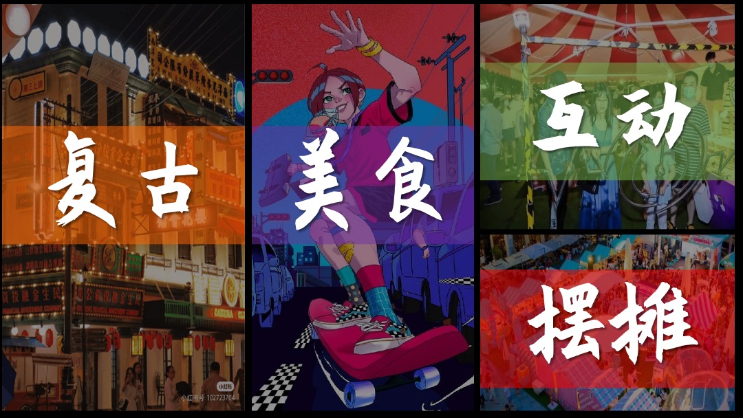 商业广场夏日港风夜市（趣浪市集 烟火夜肆主题）活动策划方案