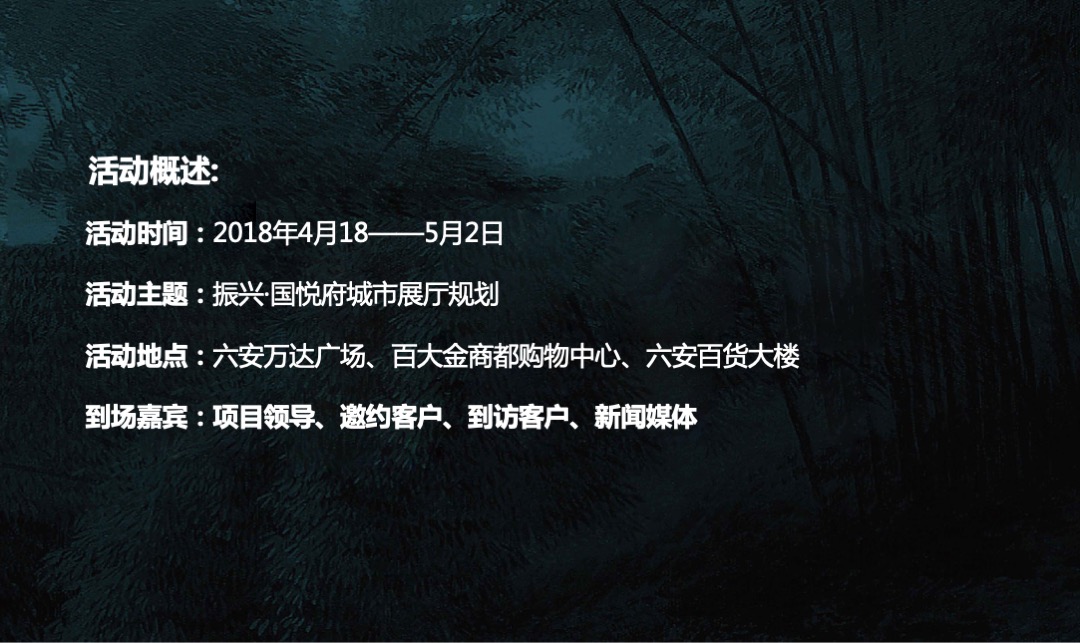 振兴国悦府城市展厅（商超）规划方案