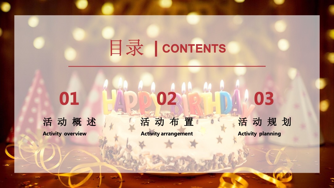 三明建发玺院业主生日宴暨环球美食之旅策划案