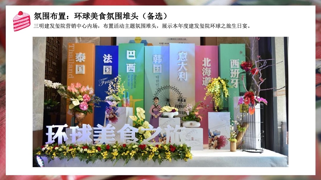 三明建发玺院业主生日宴暨环球美食之旅策划案