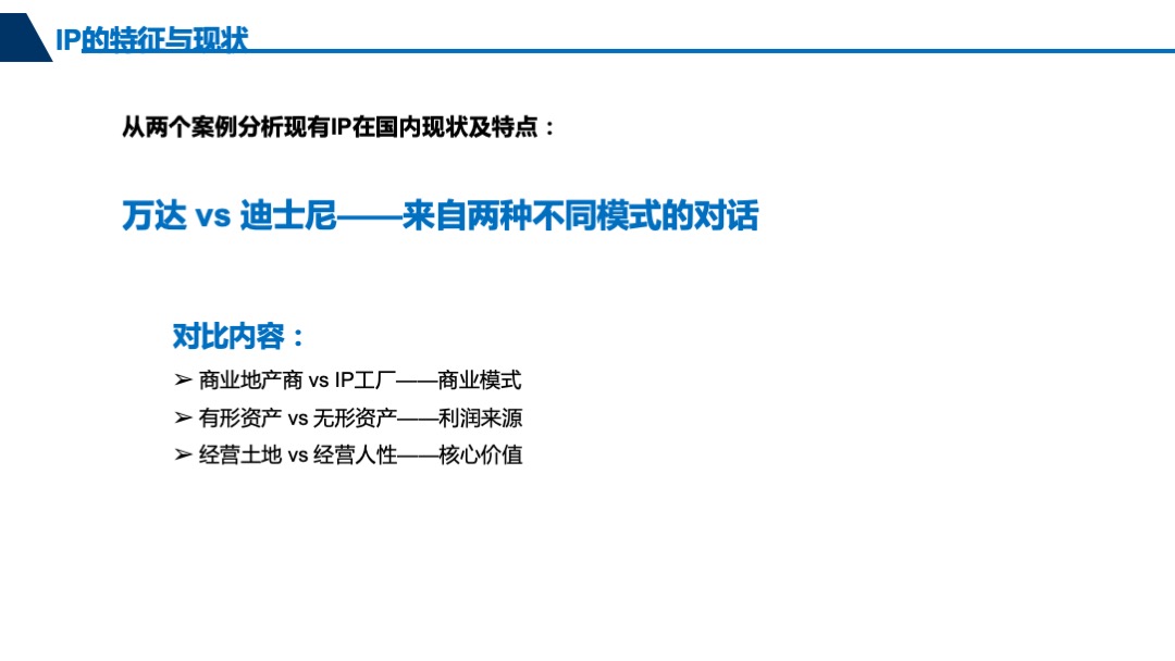 关于地产多元化之业IP解读