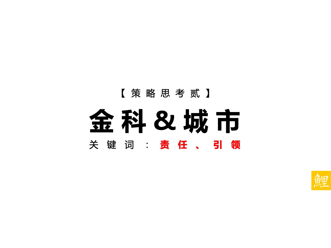金科城项目推广策略方案