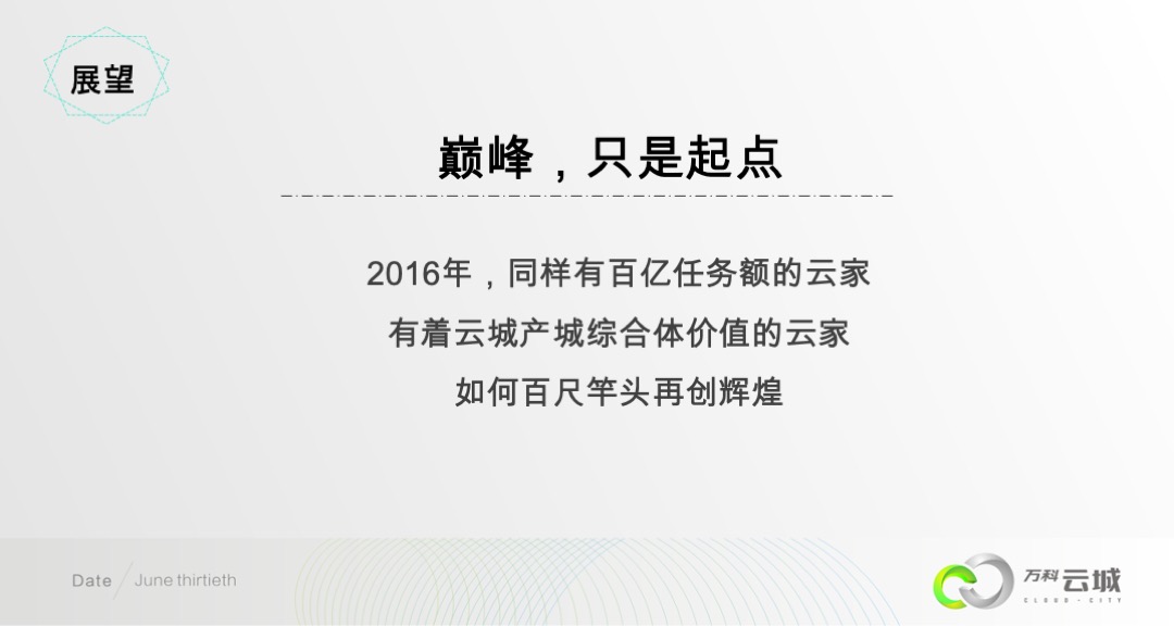 万科云城年度推广方案