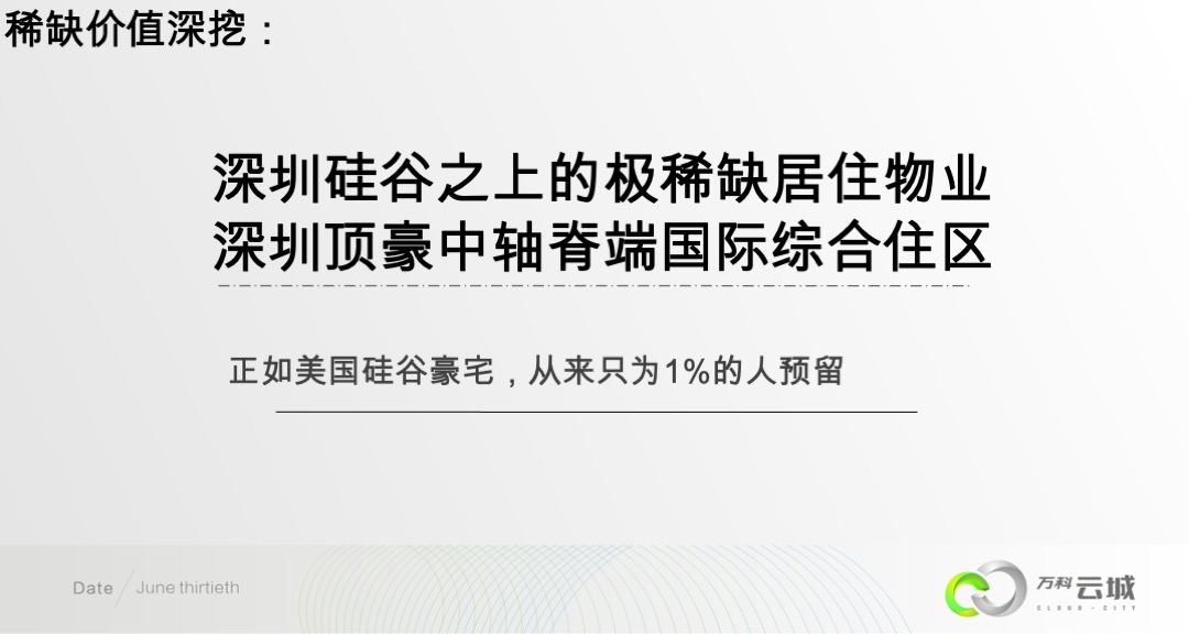 万科云城年度推广方案
