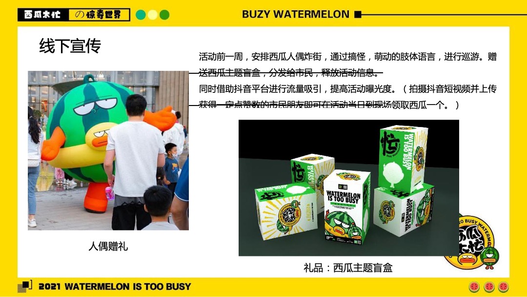 购物中心首届夏日“燥”热节（西瓜太忙的惊奇世界主题）活动策划方案