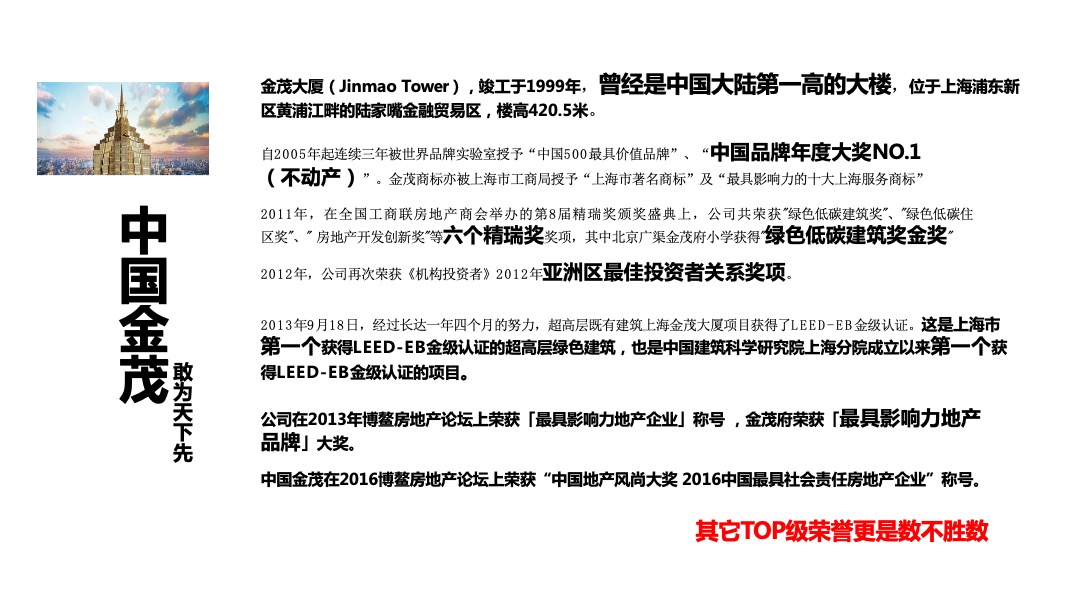 金茂府唐皇年度推广执行报告