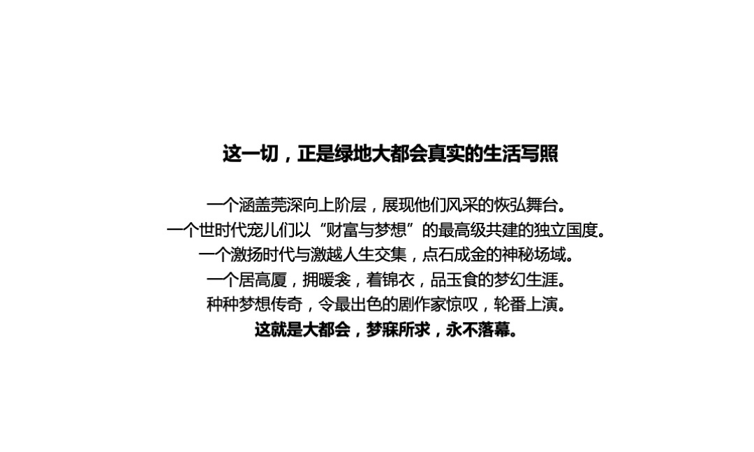 绿地大都会年度推广提案