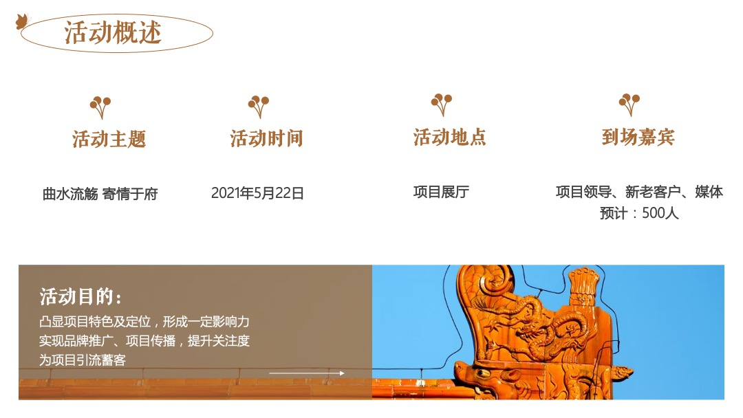 地产项目展厅中式开放（曲水流觞 寄情于府主题）活动策划方案