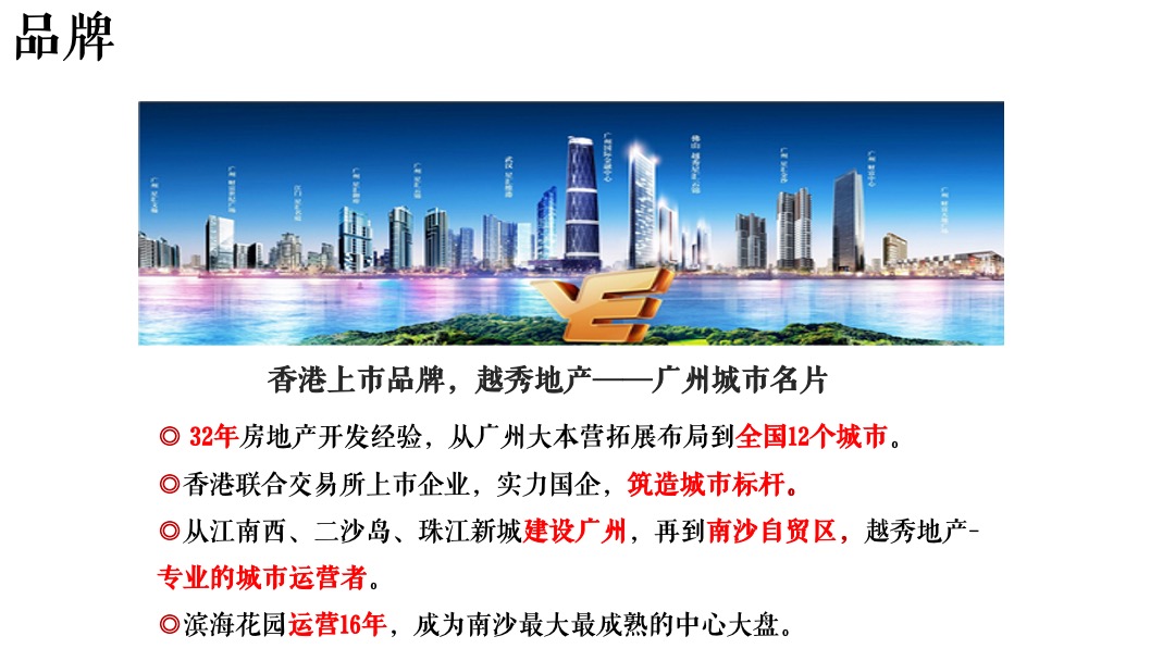 越秀滨海御城年度推广