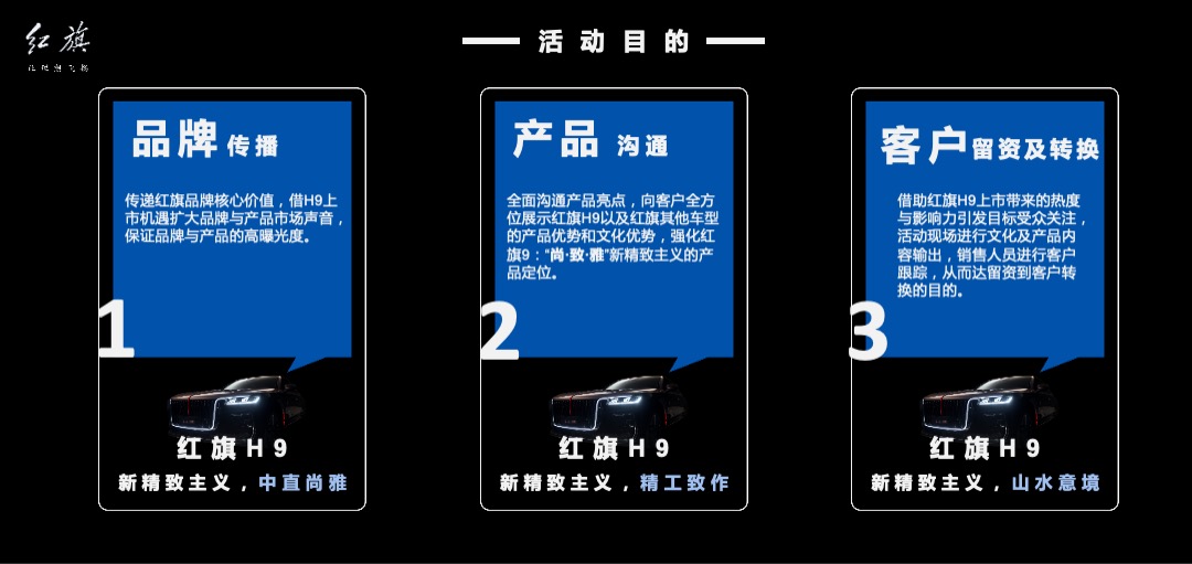 红旗H9上市发布会（红光闪耀 旗贯山河主题）活动策划方案