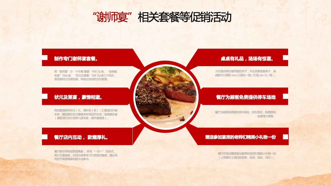 酒店餐饮谢师宴活动策划方案