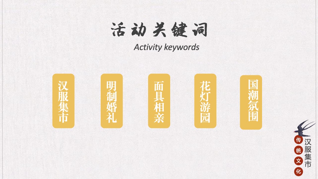 地产项目七夕汉服集市游园会（一眼万年 面具相亲主题）活动策划方案