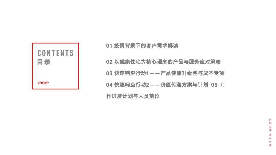 万科健康住区产品行动方案(疫情背景)