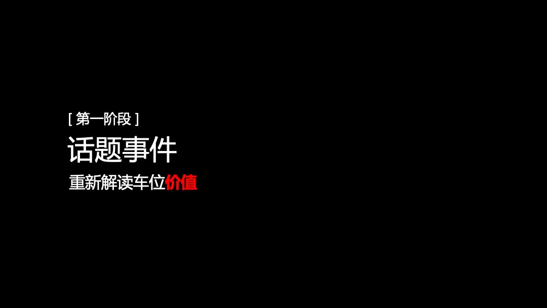 中南品牌车位营销指引