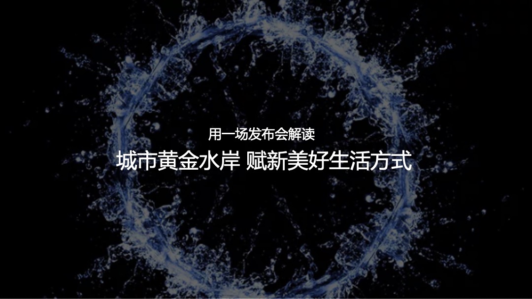 地产项目新品发布会（水无界·心伴湾主题）活动策划方案