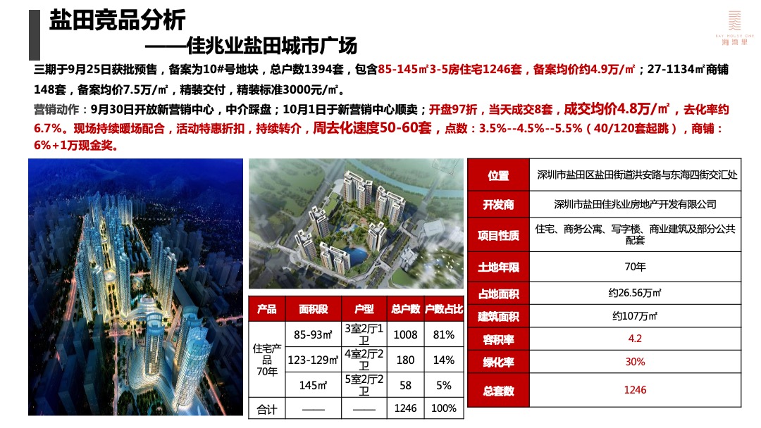 盛迪嘉海湾里大厦营销策略执行方案