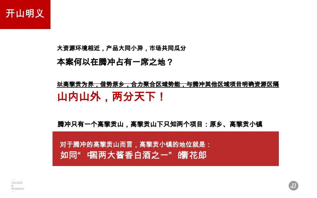 高黎贡小镇整合推广提报