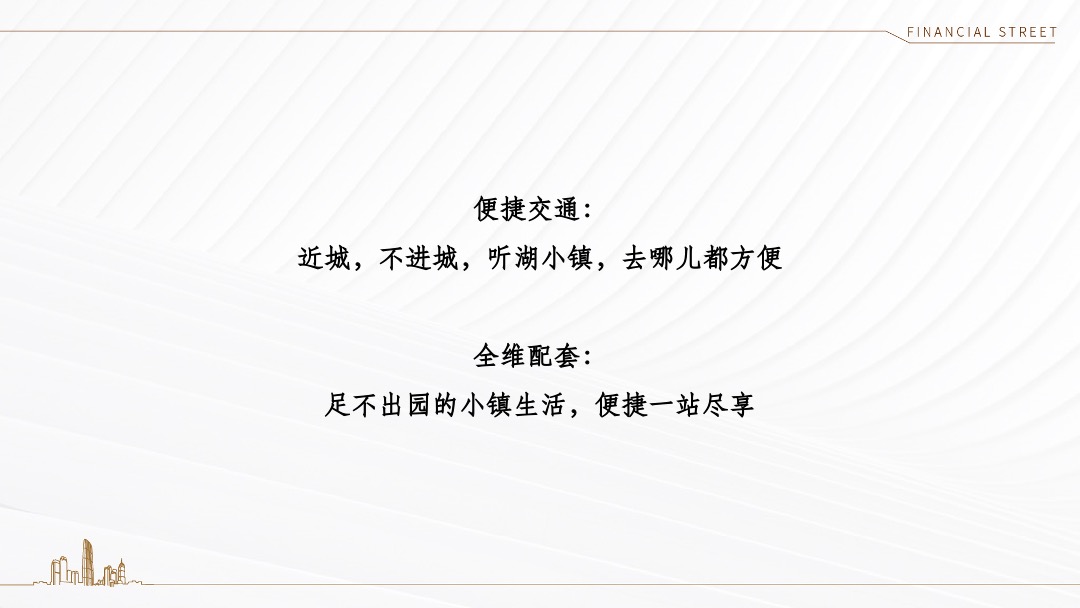 天津金融街·听湖小镇推广策略方案
