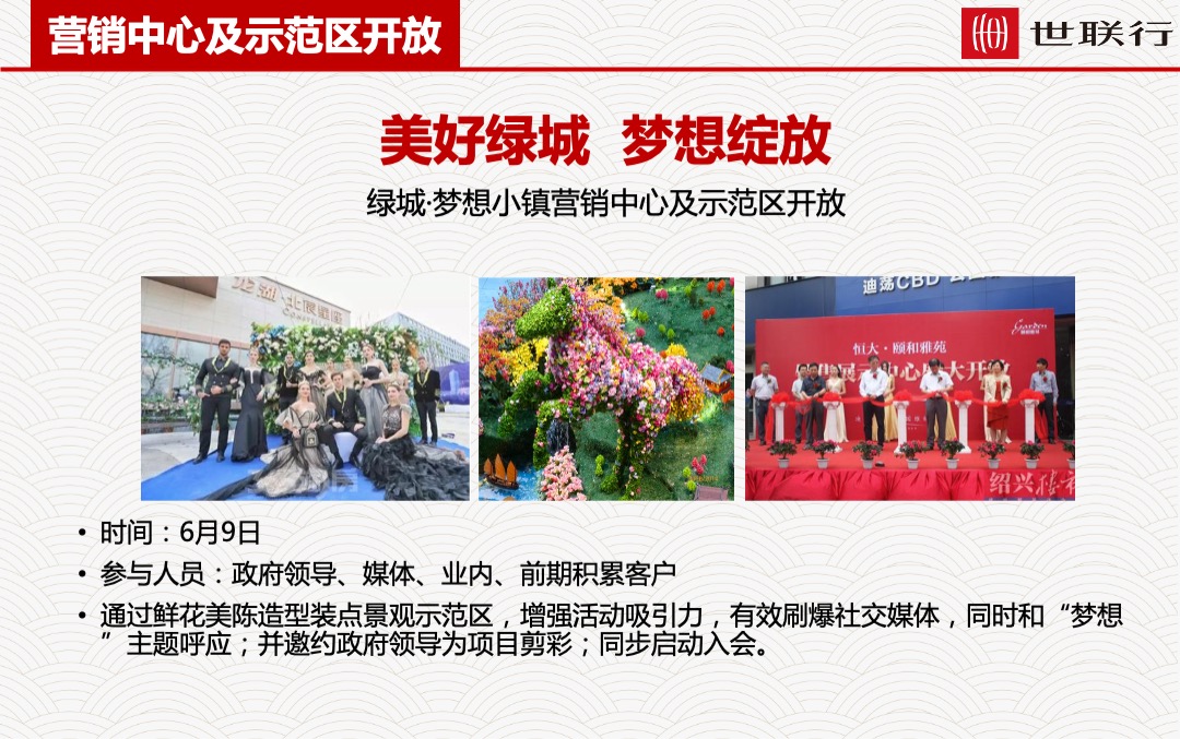 济南绿城梦想小镇开盘前营销执行计划