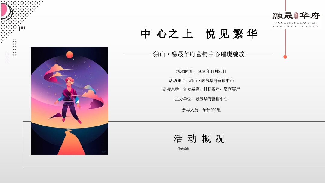 房地产独山·融晟华府营销中心亮相活动策划方案