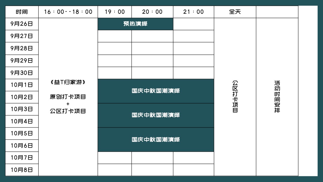 文旅项目中秋国庆（国庆回潮 万家灯火主题）活动策划方案