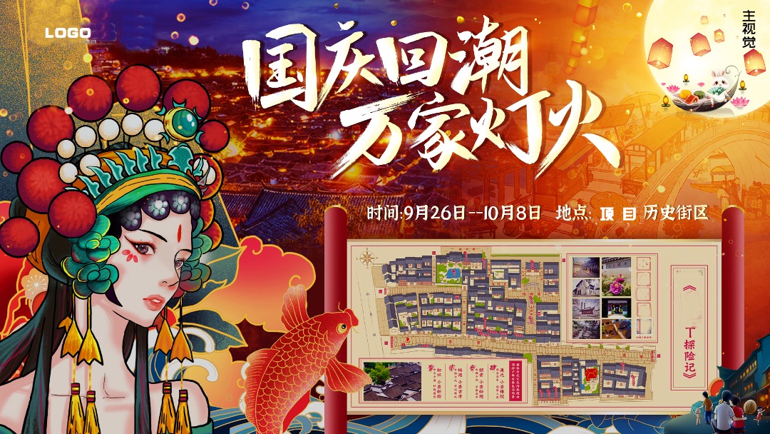 文旅项目中秋国庆（国庆回潮 万家灯火主题）活动策划方案