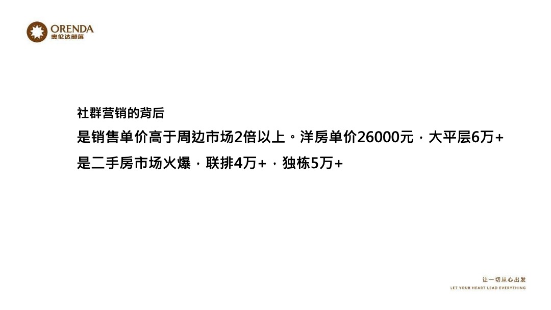 奥伦达部落小镇的社群营销裂变